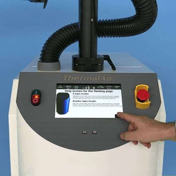 MPI Temperature Testing System Interface