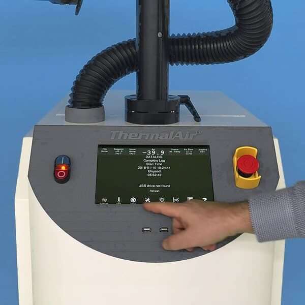 MPI Temperature Testing Equipment Interface